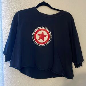 All American tattoo Cropped T-shirt Washington